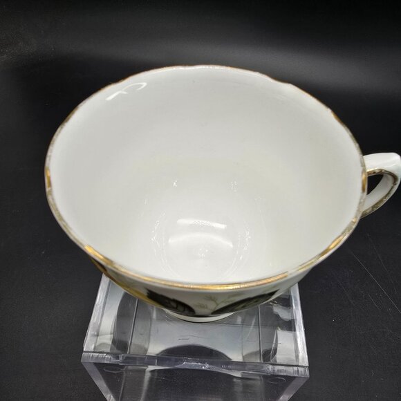 Vintage Yellow Rose Bone China Teacups Set Of 2 Royal Vale and Rosina JJ4093 - Picture 9 of 12